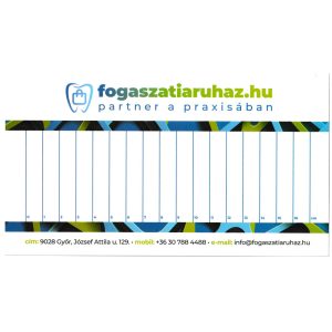   Keverőblokk lenyomatanyagokhoz, közepes 19.5cmx11cm 25lap fogaszatiaruhaz.hu