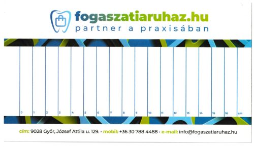 Keverőblokk lenyomatanyagokhoz, közepes 19.5cmx11cm 25lap fogaszatiaruhaz.hu