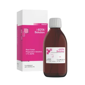   i-EDTA Solution gyökércsatorna preparáló oldat, 17% EDTA 250ml folyadék+3ml adagoló fecskendő