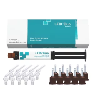   i-FIX Duo dual kötésű műgyanta ragasztócement 8g fecskendő+10db keverőcsőr+10db intraorális csőr